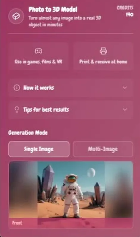 Paso dos: el panel de modelo 3D en el editor